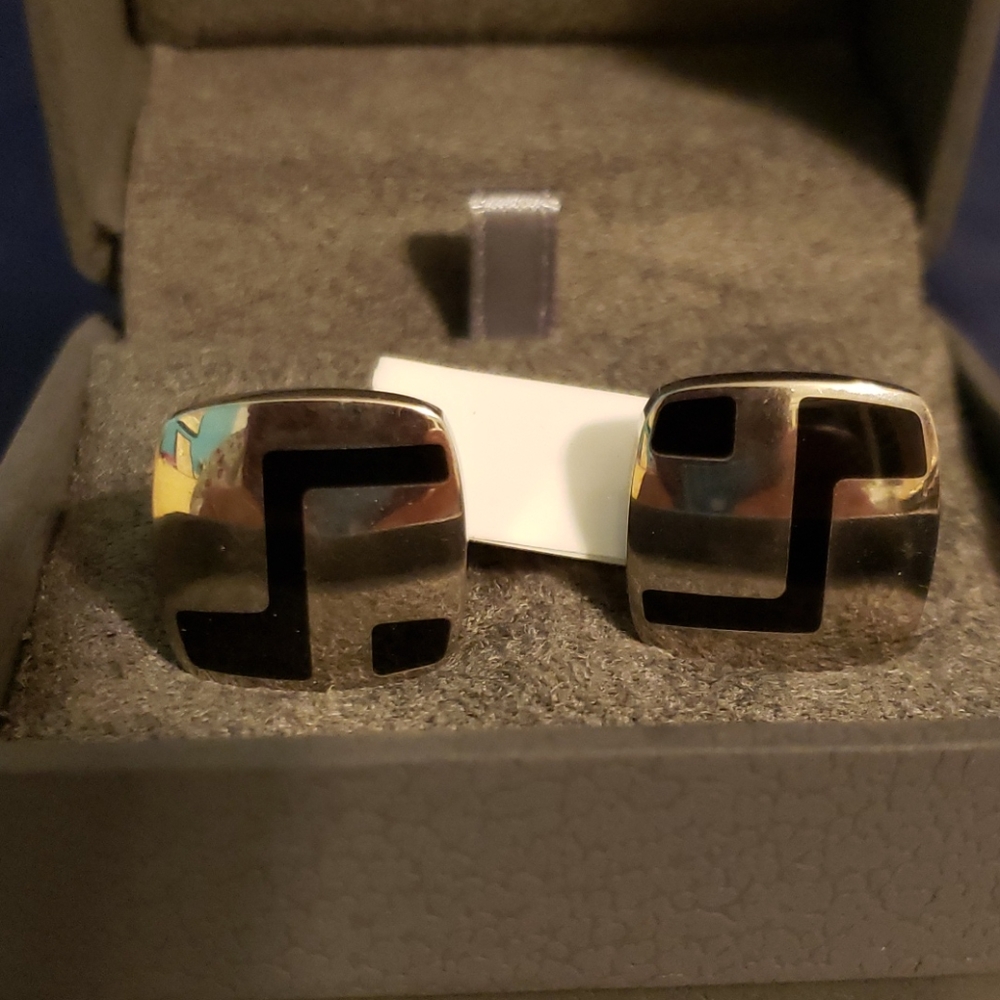 Stainless steel cufflinks
